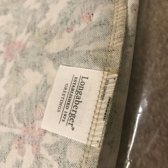 Longaberger Liner for Greetings Basket - AMERICAN HOLLY - Picture 3 of 4